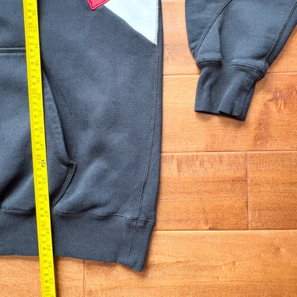 RARE Nike Air Jordan Jumpman Pullover Hoodie Fleece Sweater Mens XL Black - Picture 2 of 10